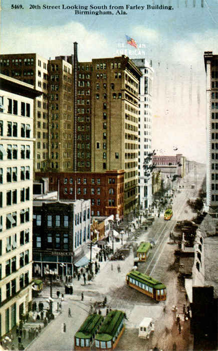 20th Street looking south from the Farley Building.