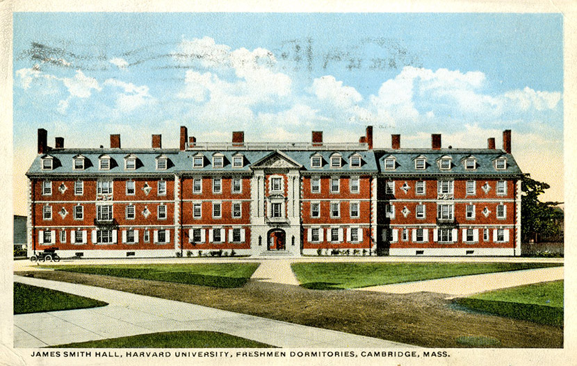 James Smith Hall dormitory at Harvard University.