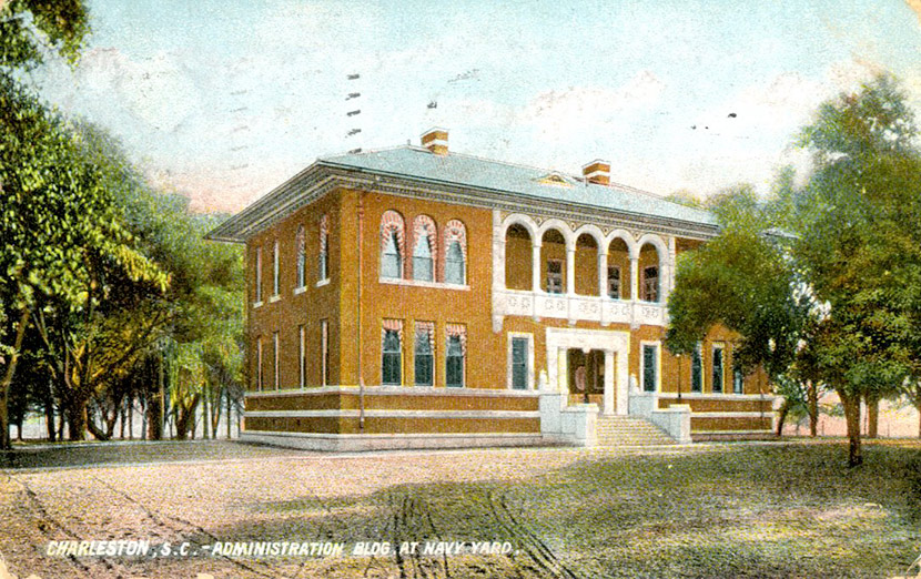 The Administration Building at the Charleston Navy Yard.