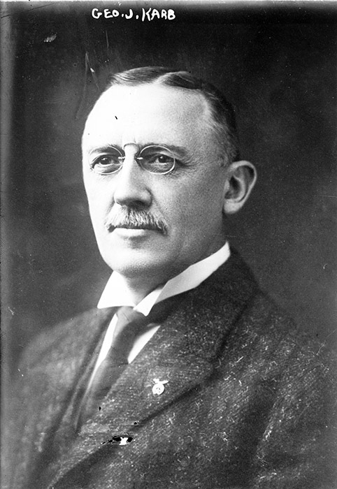 Columbus Mayor George J. Karb, the city’s mayor during the 1918-1919 influenza epidemic.