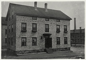 The King Philip Settlement House at 334 Tuttle Street. Volunteers here provided meals and other services for South End families stricken by influenza during the epidemic.