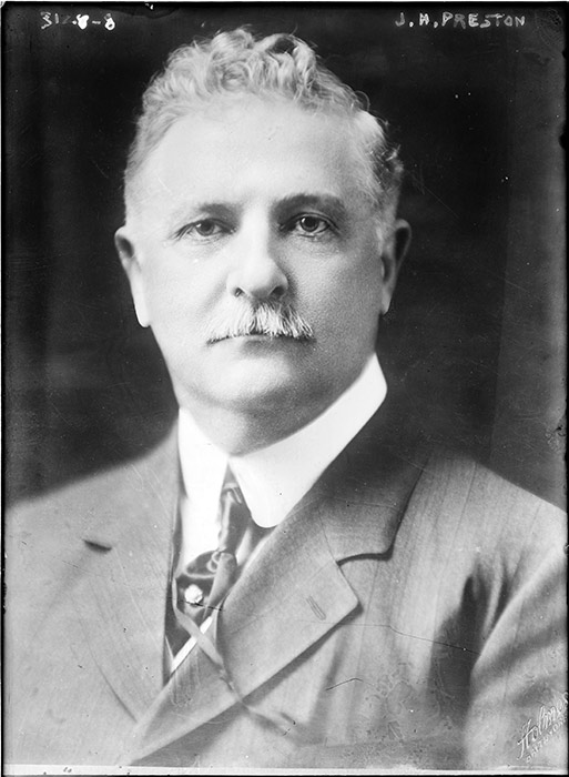 Baltimore Mayor James H. Preston.