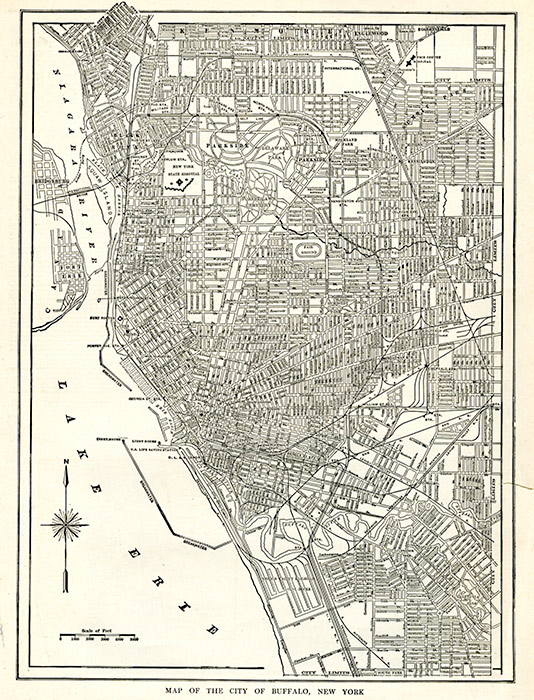 Map of Buffalo.