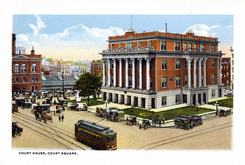 Nashville’s Court House. The building served the city’s judicial needs from 1859 until 1935, when it was demolished to make room for a new courthouse.