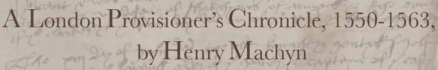 A London Provisioner's Chronicle